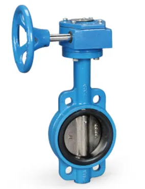 Ductile Iron/Wcb/CF8m Body PTFE/NBR/Viton/EPDM Seat And Concentric Design Pn10/16 Class 125/150 Size 2′--48′ Wafer Butterfly Valve